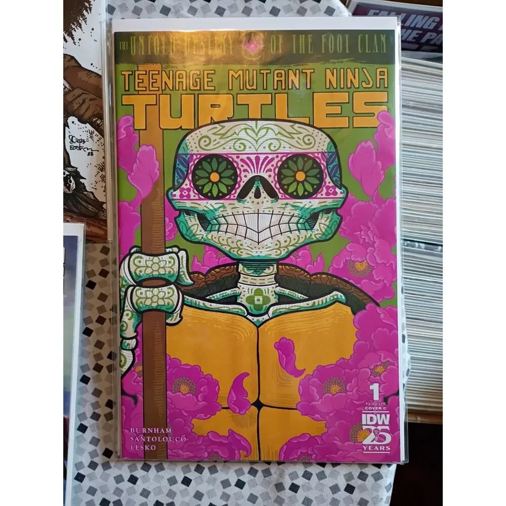 TEENAGE MUTANT NINJA TURTLES Comic Lot Of 5 VF To NM #1's Variant Virgin Idw